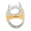 newest indonesia batu ring made by stainless steel fashion ring for best price